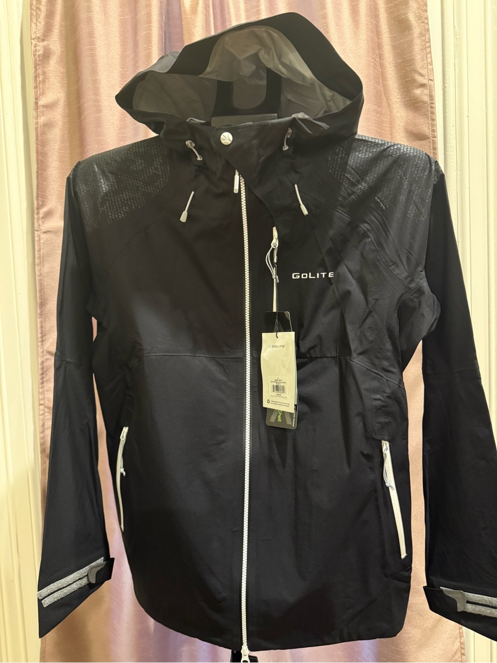 GOLITE Women's Black Hooded Jacket - Lightweight Waterproof Shell